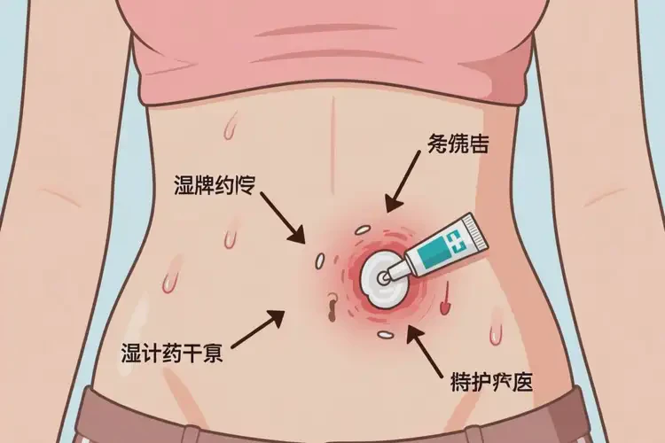 女性肚子上出現(xiàn)濕疹可不可以根治(圖4)