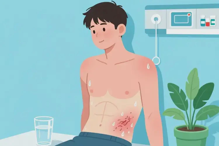 男生肚子長濕疹可不可以徹底自愈(圖2)