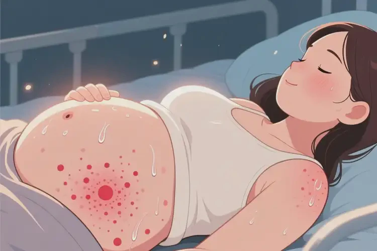 產(chǎn)婦肚子上經(jīng)常起濕疹可不可以根治(圖1)