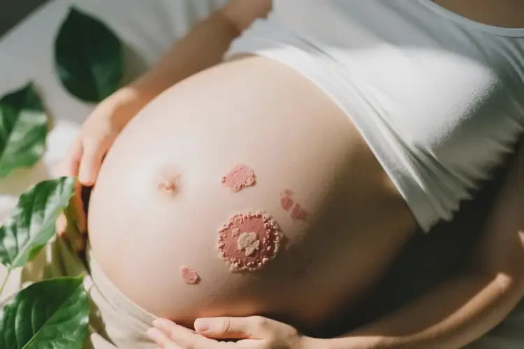 產(chǎn)婦肚子上偶爾長濕疹可不可以根治(圖2)