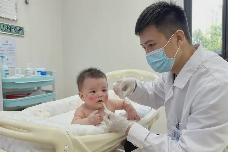 新生兒臉上容易起濕疹可不可以根治(圖2)