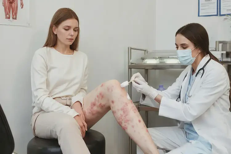 女性大腿容易長(zhǎng)濕疹可不可以根治(圖3)