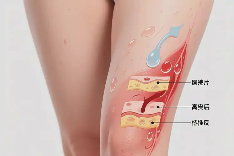 女性大腿上容易起湿疹可不可以根治(图1)