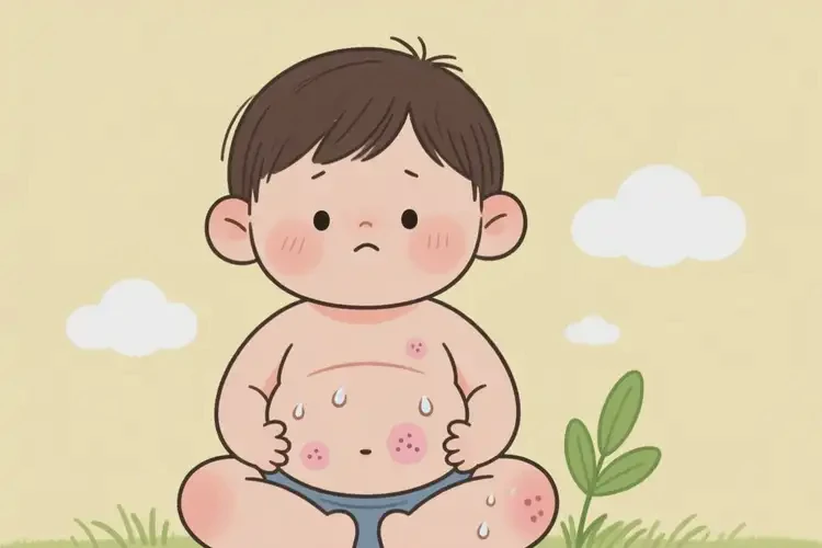 小孩肚子上偶爾起濕疹可不可以根治(圖3)