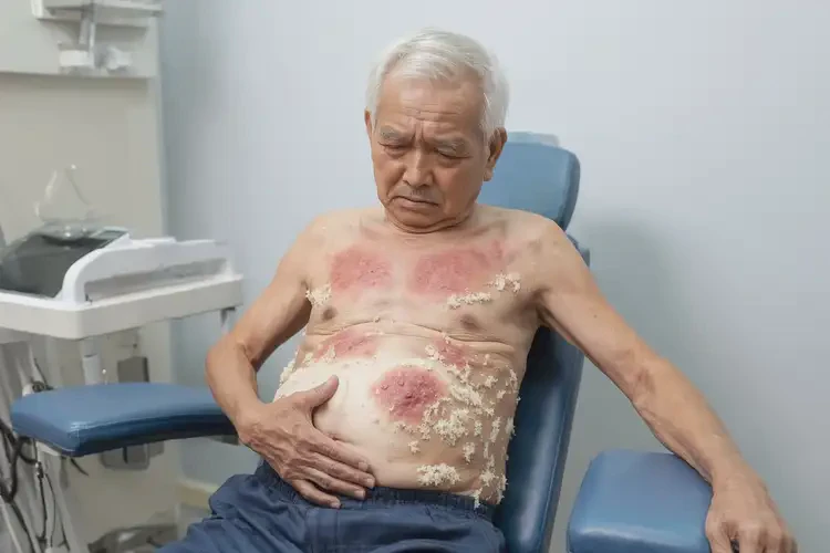 老人肚子偶爾起濕疹可不可以根治(圖4)