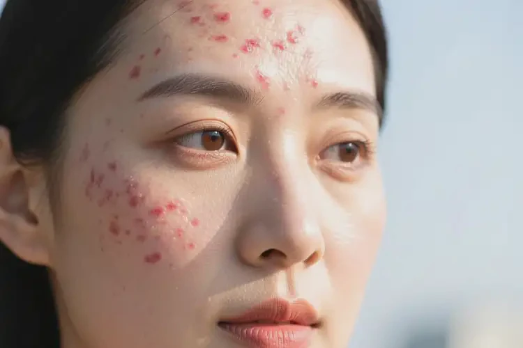 女人面部有濕疹可不可以根治(圖1)