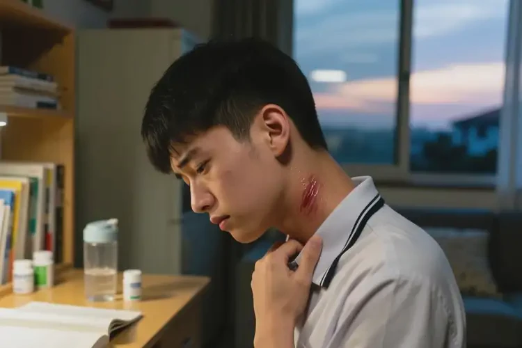 中学生脖子上偶尔起湿疹可不可以根治(图3)