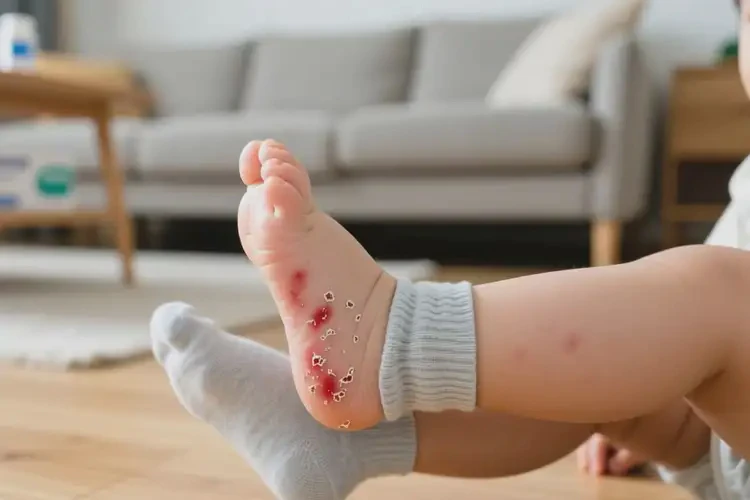 幼兒腳上容易長(zhǎng)濕疹可不可以根治(圖2)