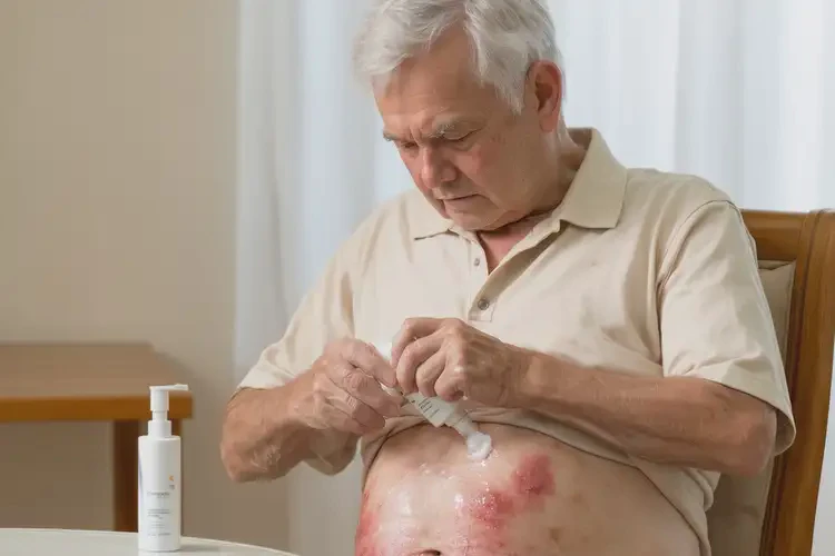 老年人肚子上經(jīng)常長濕疹可不可以根治(圖2)