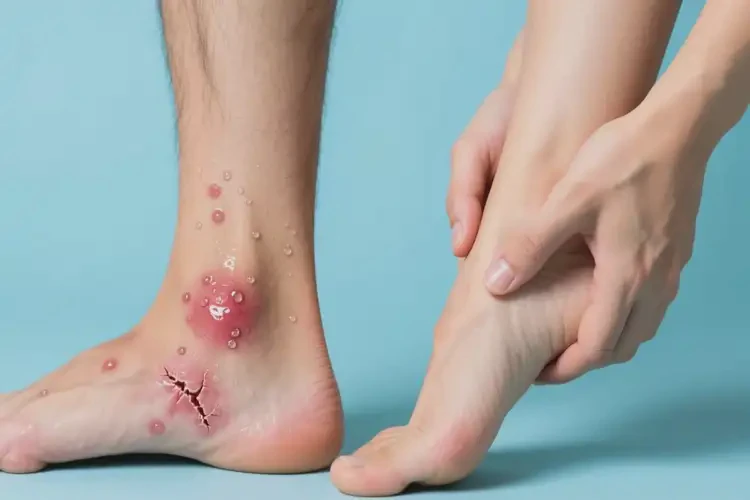 男人脚上有湿疹能不能根治(图2)