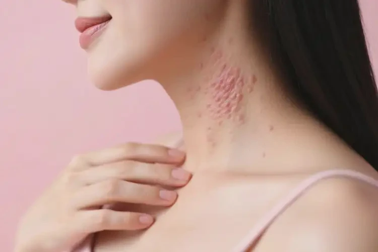 產(chǎn)婦脖子上出濕疹可不可以根治(圖1)