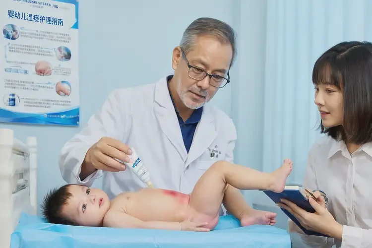 新生兒屁股容易起濕疹能徹底自愈嗎(圖1)