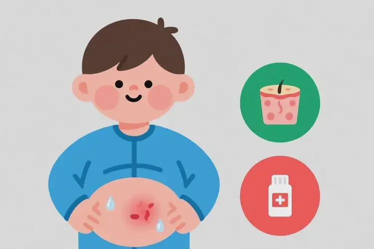 小孩肚子上有濕疹可不可以根治(圖2)