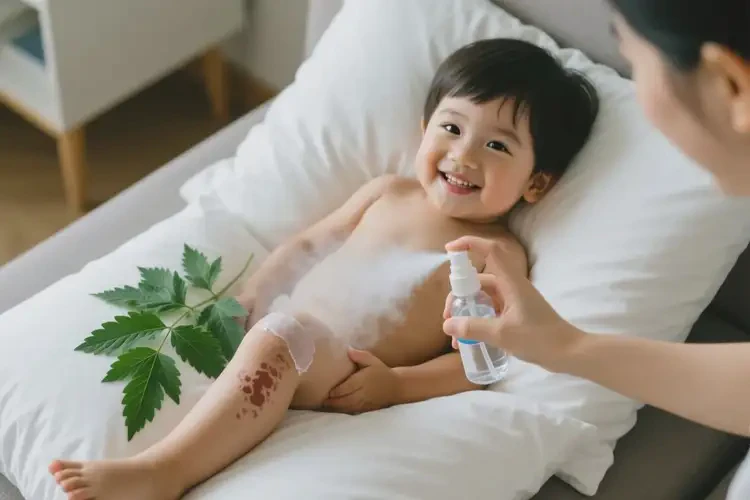 小孩小腿上長濕疹可不可以根治(圖1)