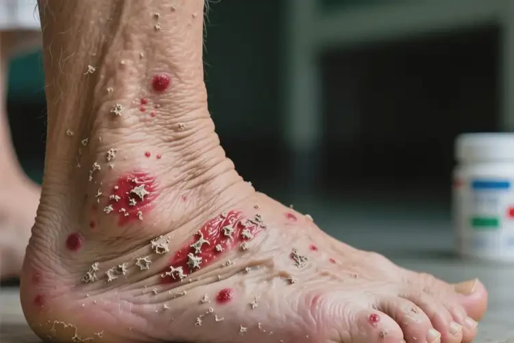 老人腳上容易長濕疹可不可以根治(圖2)