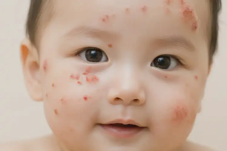 嬰兒面部出現(xiàn)濕疹可不可以根治(圖1)