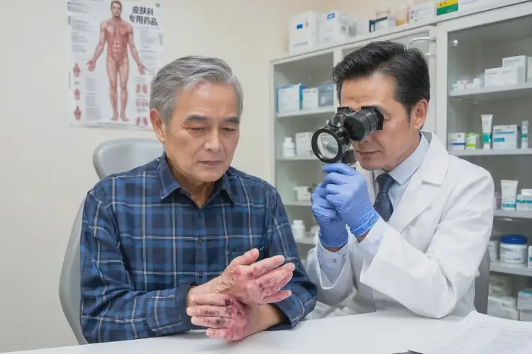 高齡老人手上出濕疹能不能根治(圖1)