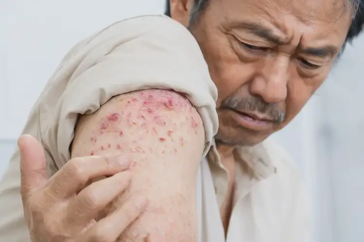 男性手臂經(jīng)常長濕疹可不可以根治(圖4)