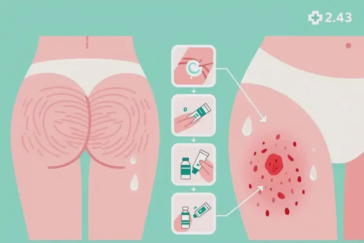 女人屁股上出現(xiàn)濕疹能夠徹底治愈嗎(圖1)