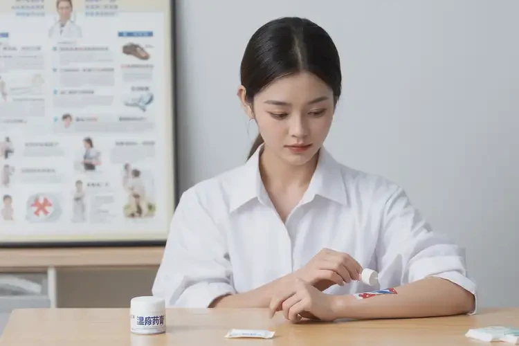 女人手臂出現(xiàn)濕疹能不能根治(圖3)