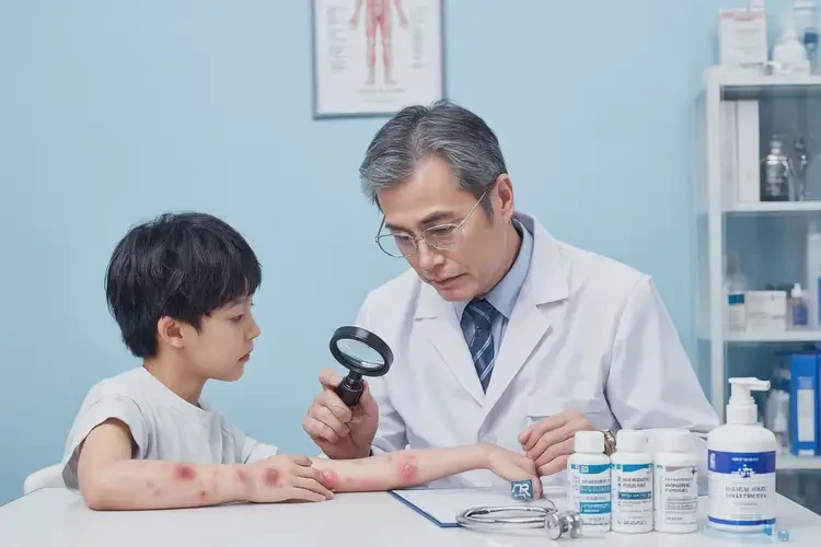 孩子屁股上容易起濕疹可不可以根治(圖2)