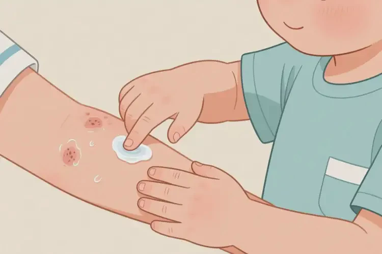 孩子手臂出濕疹可不可以根治(圖4)