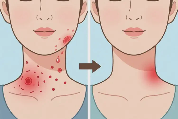 孕婦脖子偶爾長濕疹可不可以根治(圖1)