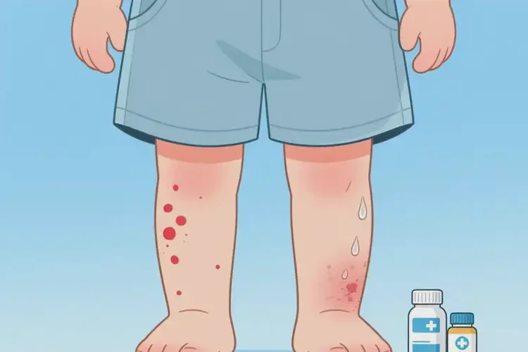 少兒小腿容易長濕疹可不可以根治(圖4)