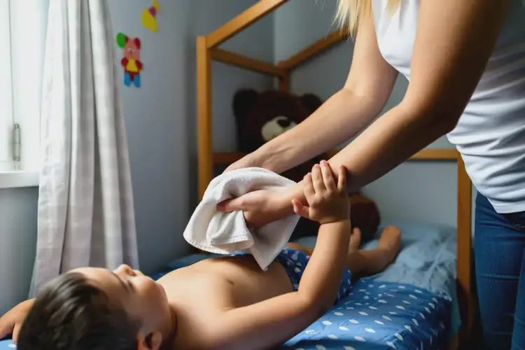 孩子肚子偶爾起濕疹可不可以根治(圖1)