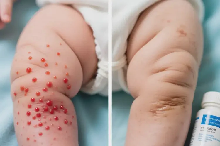 婴幼儿大腿上出湿疹可以治好吗(图2)