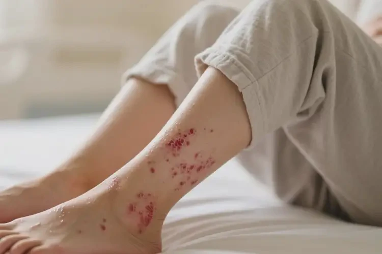 產(chǎn)婦小腿有濕疹可不可以根治(圖4)