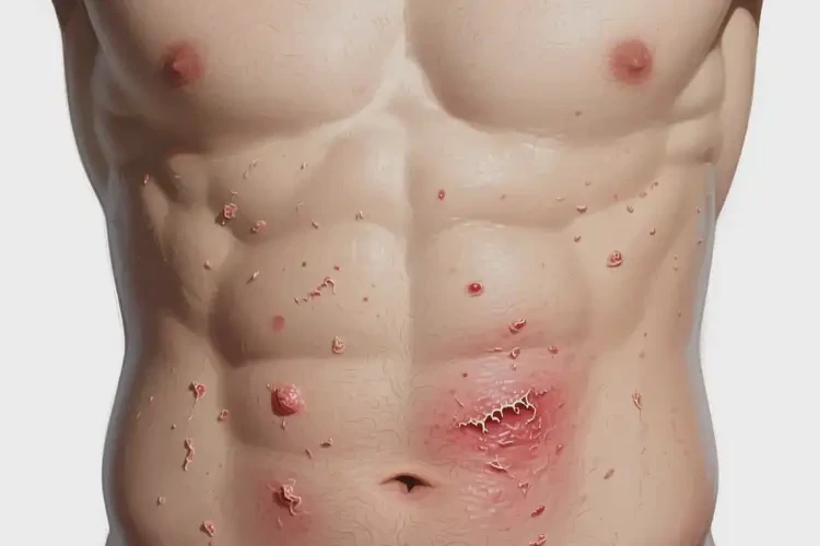 男性肚子上經(jīng)常起濕疹可不可以根治(圖3)