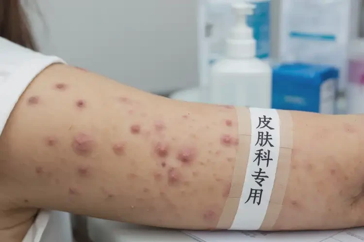 女人手臂上長(zhǎng)濕疹可不可以根治(圖4)