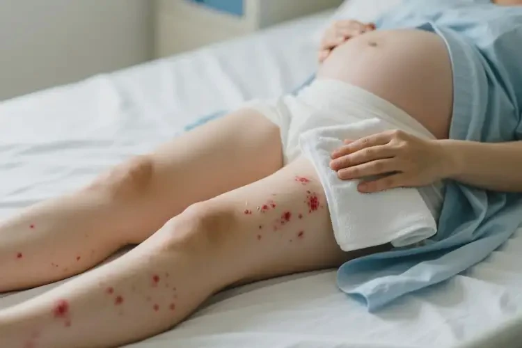 產(chǎn)婦小腿上長濕疹可不可以根治(圖3)