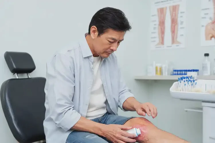 男生小腿偶爾起濕疹不管它會自己痊愈嗎(圖1)