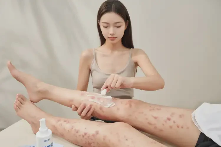 女性小腿上出現(xiàn)濕疹可不可以根治(圖3)