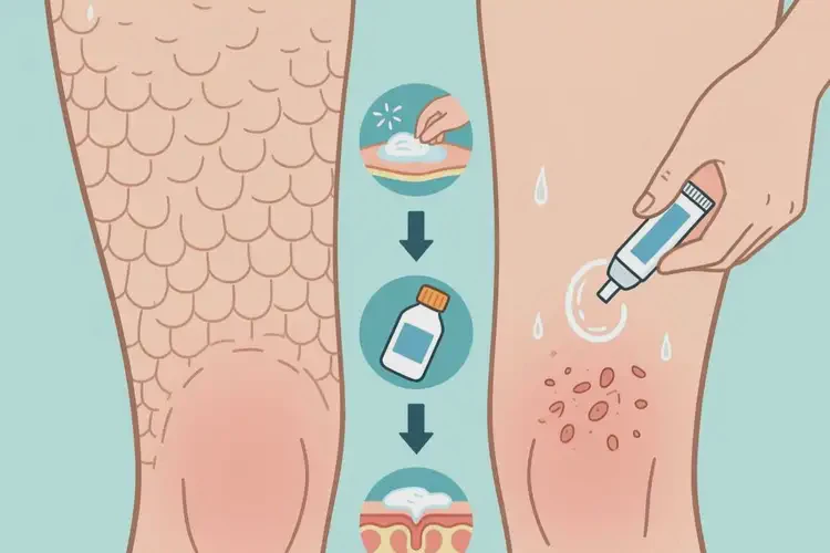 女性大腿偶尔起湿疹可不可以根治(图1)