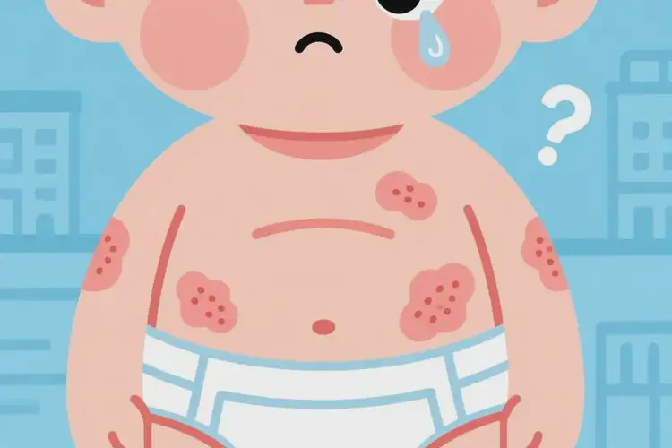 小孩肚子上偶爾起濕疹可不可以根治(圖2)