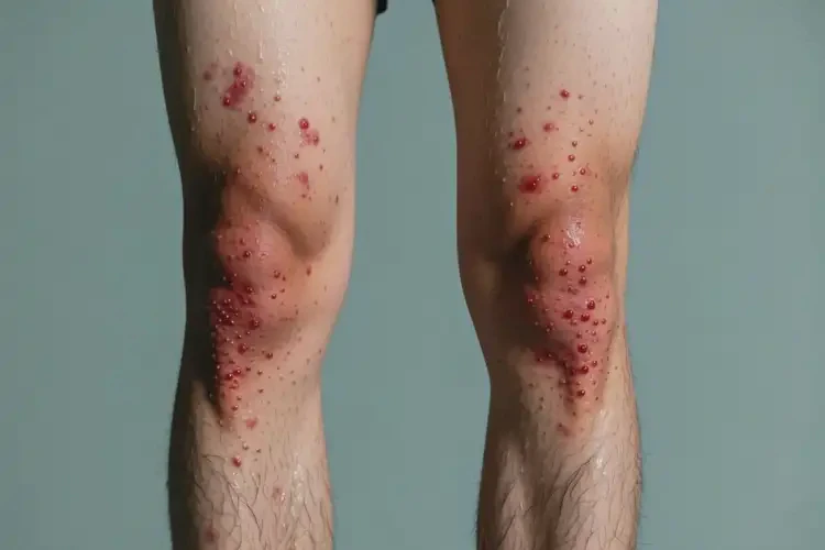 男生大腿容易長濕疹可不可以根治(圖1)