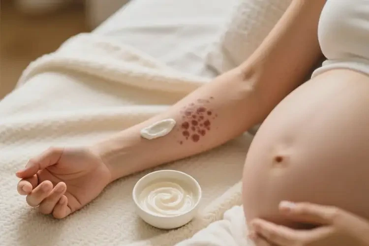 產(chǎn)婦手臂出濕疹可不可以根治(圖1)