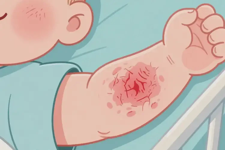 寶寶手臂上經(jīng)常長濕疹可以治好嗎(圖3)