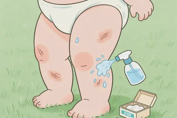 嬰兒大腿上經(jīng)常起濕疹可不可以根治(圖2)