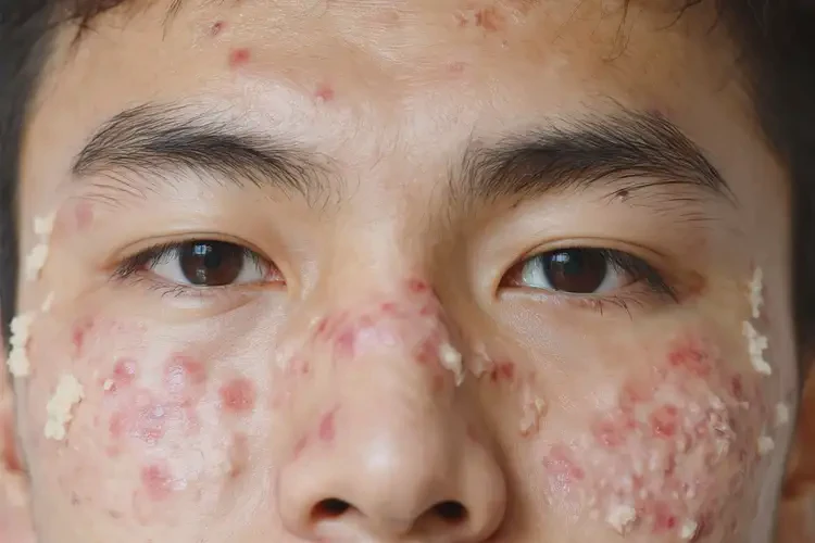 青年人面部偶爾長(zhǎng)濕疹可不可以根治(圖4)