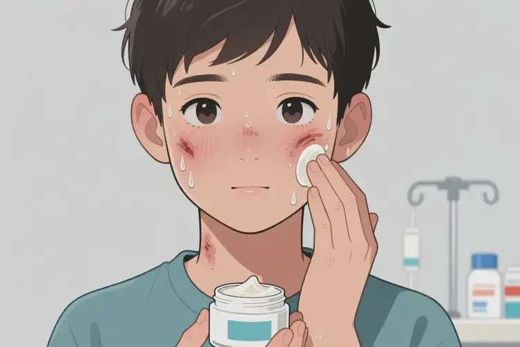 青少年臉上長濕疹可不可以根治(圖4)