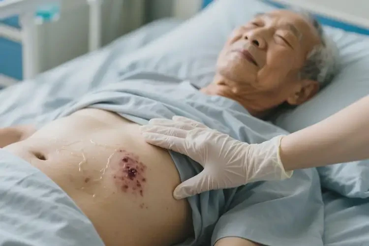 老年人肚子出現(xiàn)濕疹可不可以根治(圖2)