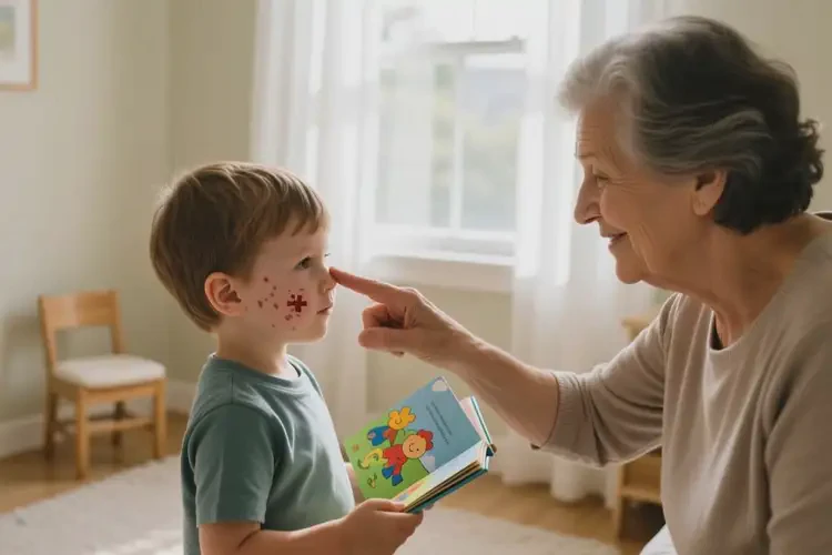 少兒面部長濕疹可不可以根治(圖1)