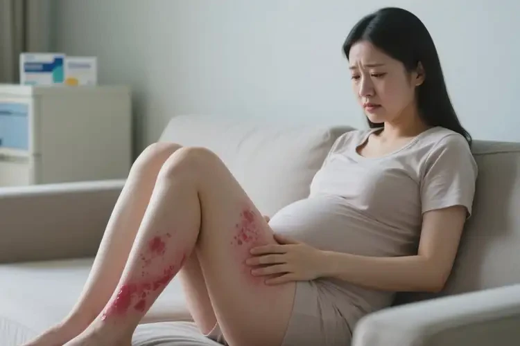 產(chǎn)婦小腿上長濕疹可不可以根治(圖4)