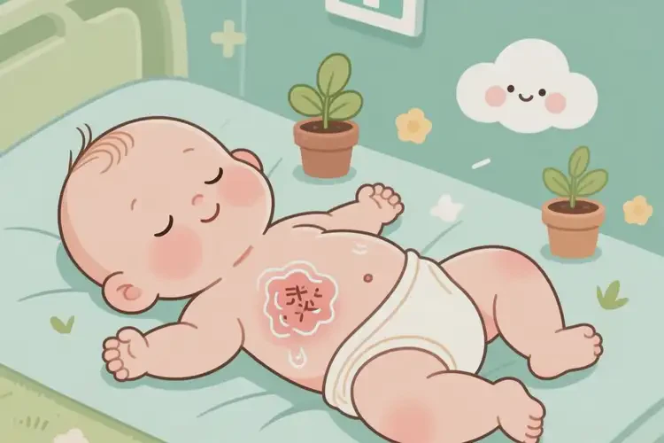 嬰幼兒肚子長(zhǎng)濕疹可以治好嗎(圖1)