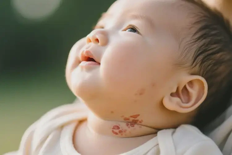 嬰兒脖子出現(xiàn)濕疹可不可以根治(圖2)