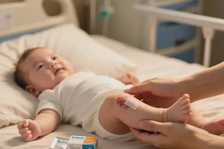 嬰幼兒大腿上有濕疹能夠徹底治愈嗎(圖1)